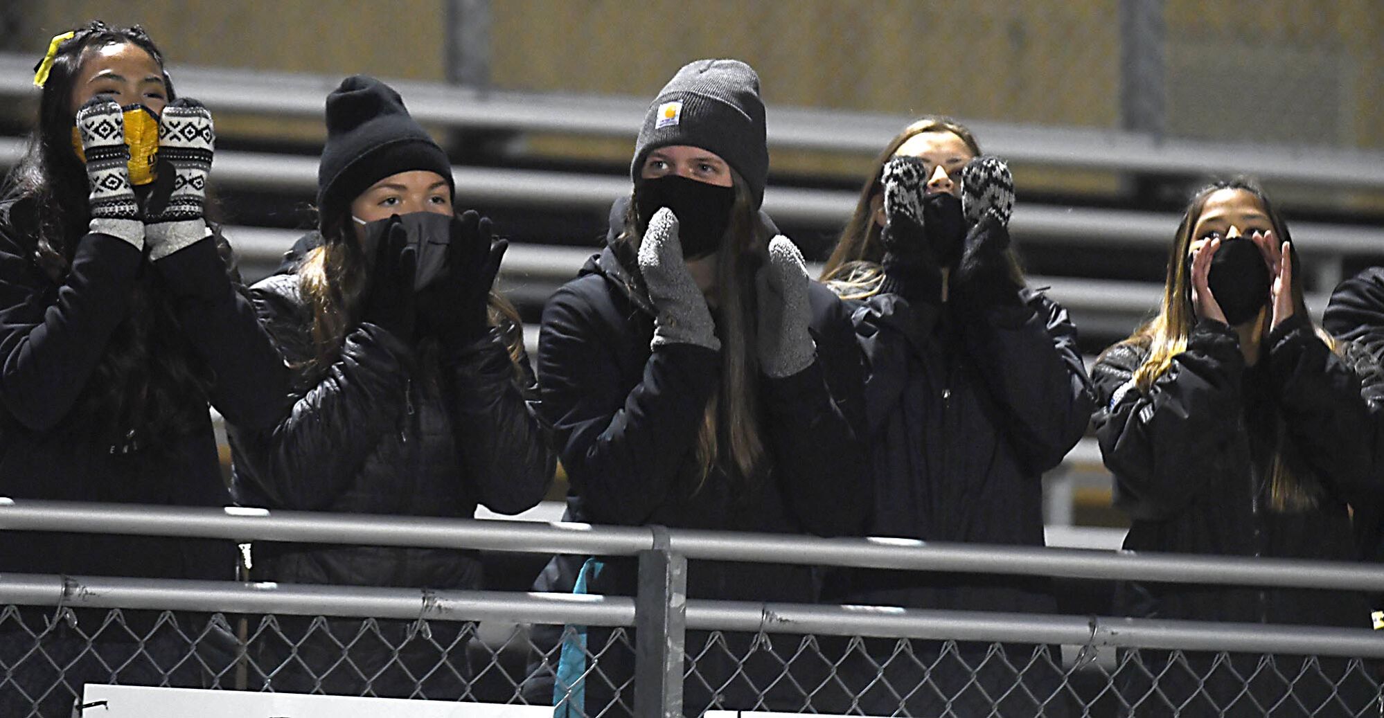 Mankato East v. Mankato West football fans 3